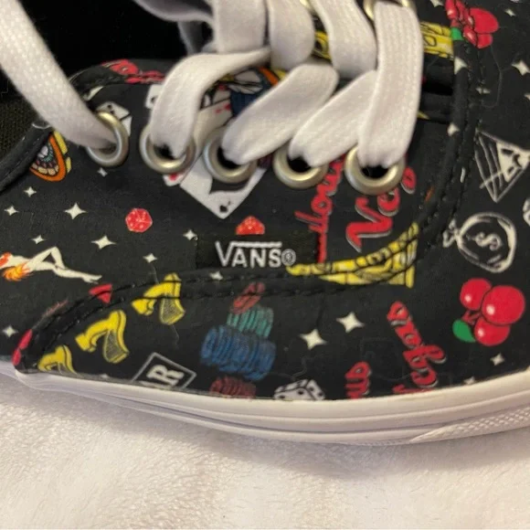 Limited Edition Las Vegas Vans Size 8.5 Women’s Size 7 Men’s Sneaker Shoes - Picture 9 of 13